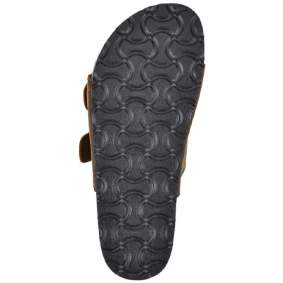 New in Box Mountain Sole Ladies Double Buckle Leather Sandal Size 11M - Picture 6 of 8